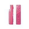 Pink 2 in 1 Remote Controller Built in Motion Plus + Nunchuck for Nintendo Wii Game