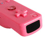 Pink 2 in 1 Remote Controller Built in Motion Plus + Nunchuck for Nintendo Wii Game