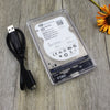 Transparent 5 Gbps HDD Enclosure USB 3.0 to SATA External 2.5 Inch Hard Drive SSD Case Tool Free Support 2TB Hard Disk Box