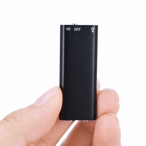 3 in 1 Mini Digital Audio Voice Recorder Dictaphone + Stereo MP3 Music Player + 8GB Memory Storage USB Flash Disk Drive