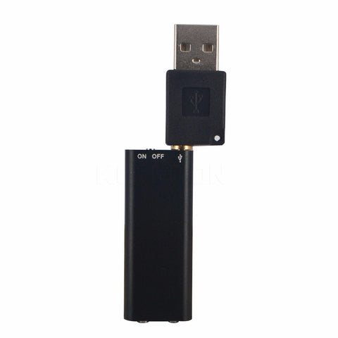 3 in 1 Mini Digital Audio Voice Recorder Dictaphone + Stereo MP3 Music Player + 8GB Memory Storage USB Flash Disk Drive