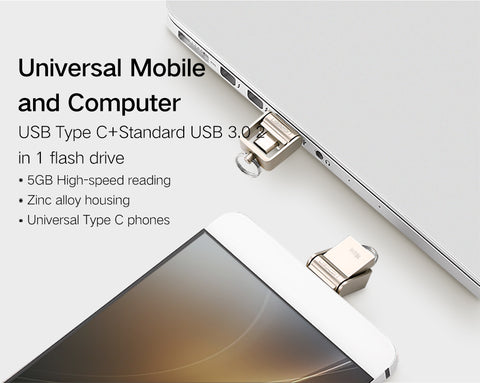 USB Flash Drive - OTG Metal USB 3.0